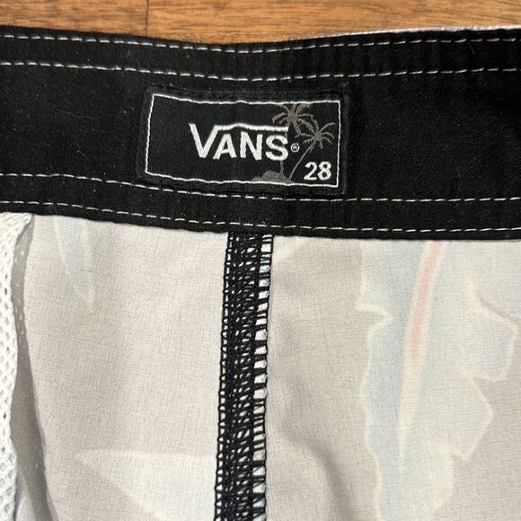 Vans Palm Tree Boardshort size 28 Cool print Like New Condition - Picture 8 of 8